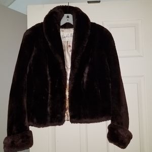 Hemphill wells mouton fur coat